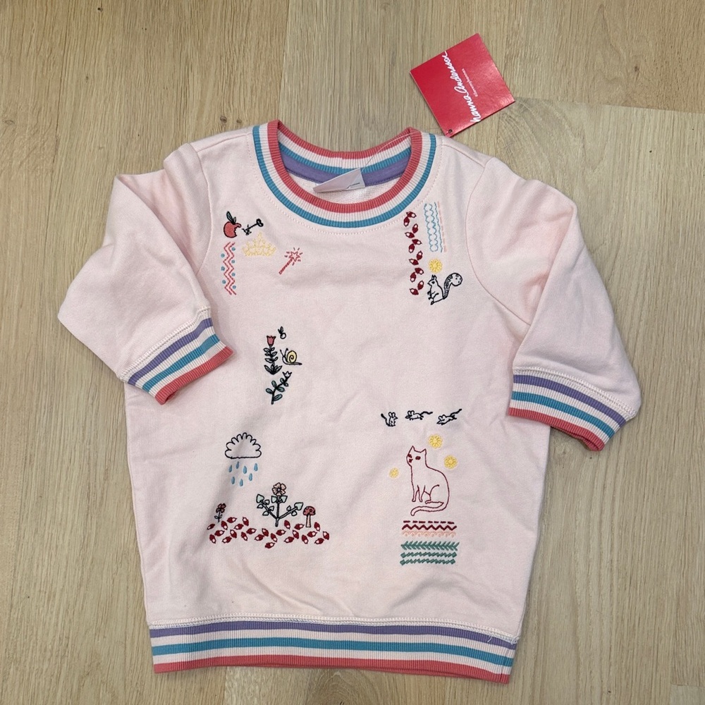Hanna Andersson Embroidered Kids Sweatshirt